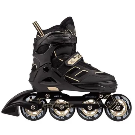 NA14174 A BLACK-BEIGE SIZE S IN-LINE SKATES NILS EXTREME