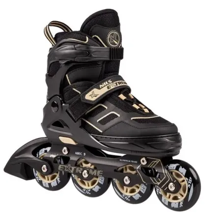 NA14174 A BLACK-BEIGE SIZE S IN-LINE SKATES NILS EXTREME