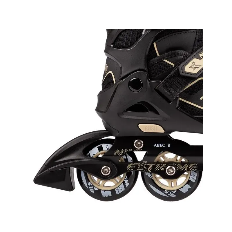 NA14174 A BLACK-BEIGE SIZE S IN-LINE SKATES NILS EXTREME
