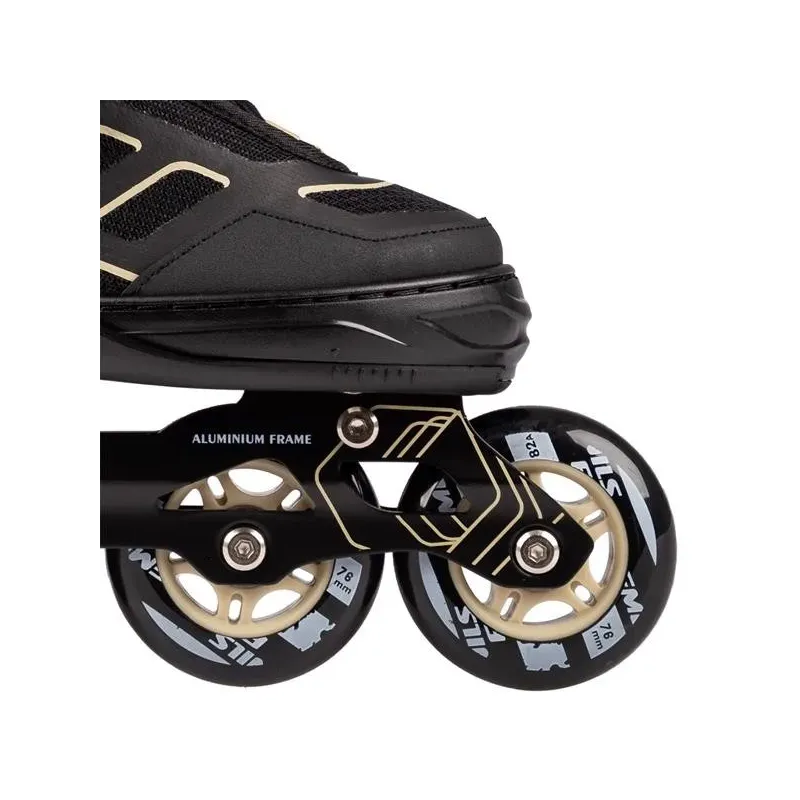 NA14174 A BLACK-BEIGE SIZE S IN-LINE SKATES NILS EXTREME