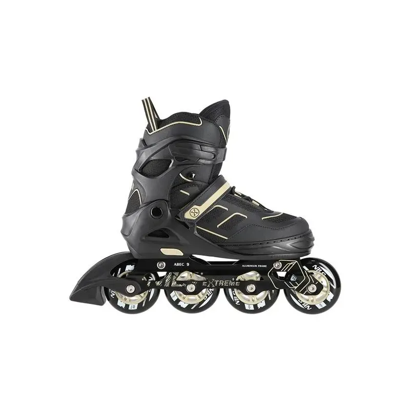 NA14174 A BLACK-BEIGE SIZE M IN-LINE SKATES NILS EXTREME