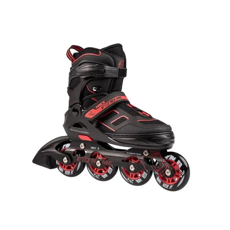 NA14174 A BLACK-RED SIZE S IN-LINE SKATES NILS EXTREME
