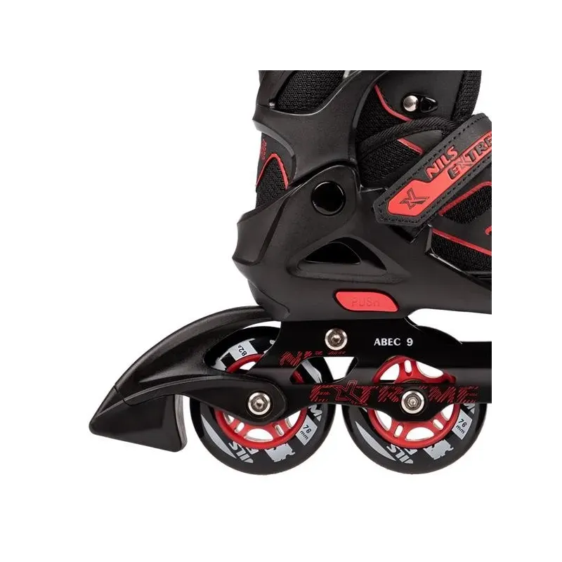 NA14174 A BLACK-RED SIZE S IN-LINE SKATES NILS EXTREME