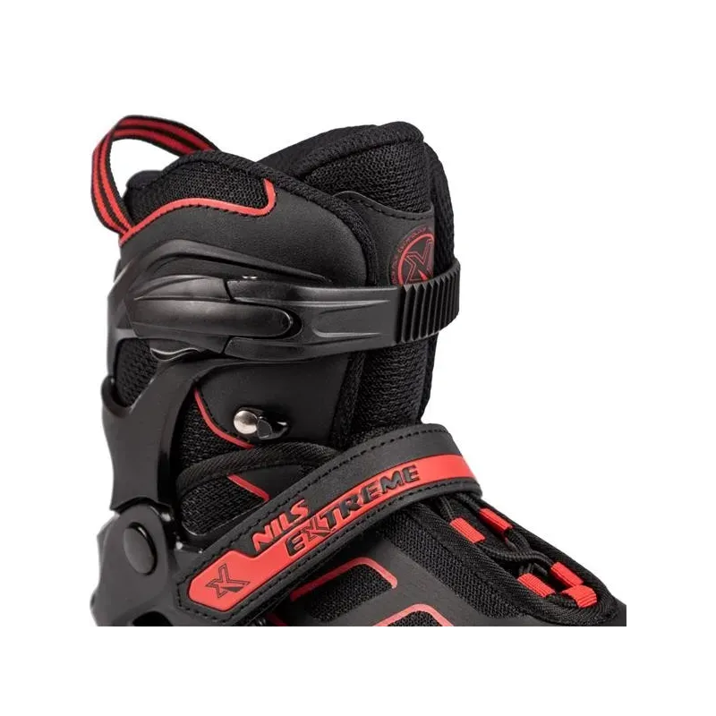 NA14174 A BLACK-RED SIZE S IN-LINE SKATES NILS EXTREME