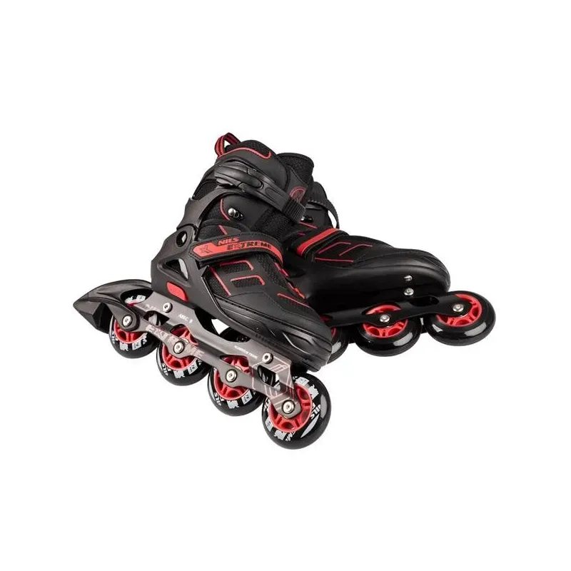 NA14174 A BLACK-RED SIZE S IN-LINE SKATES NILS EXTREME