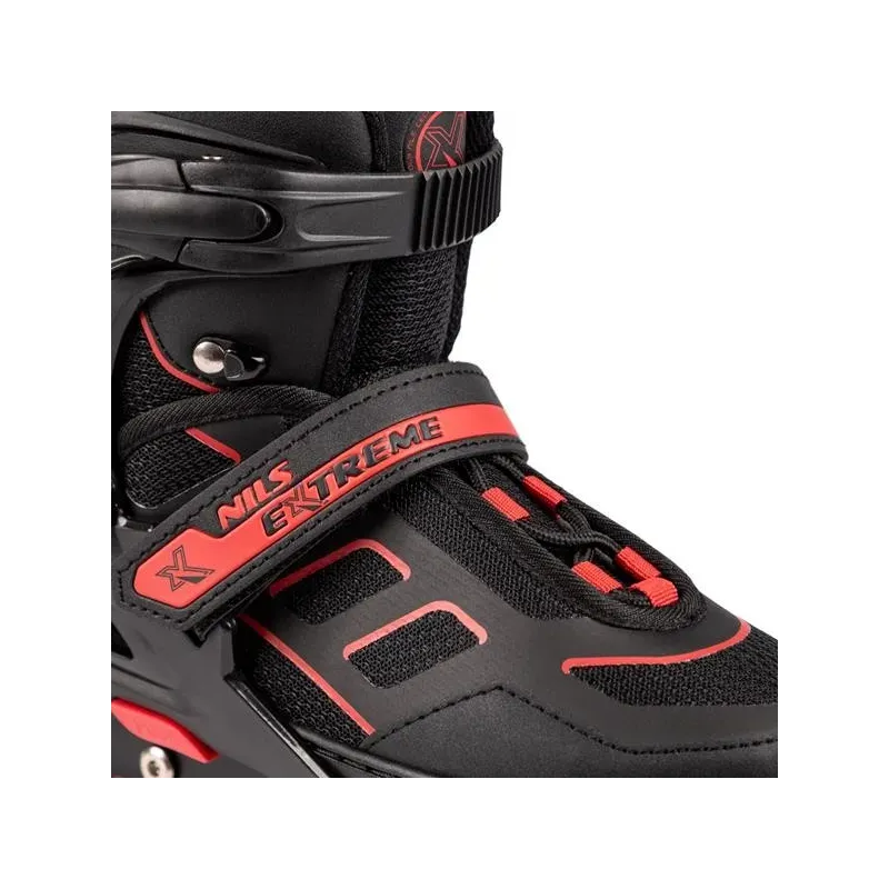 NA14174 A BLACK-RED SIZE M IN-LINE SKATES NILS EXTREME