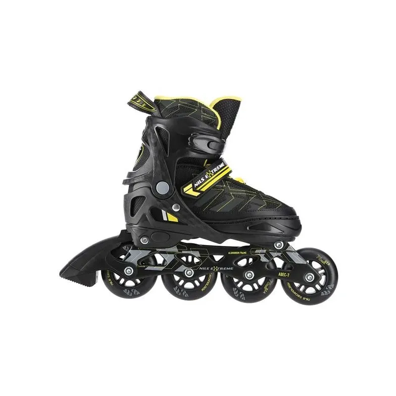 NA11002 BLACK/YELLOW M (35-38) IN-LINE SKATES NILS EXTREME