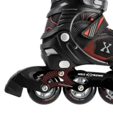 NA9080 BLACK/RED SIZE M (35-38) NILS EXTREME SKATES