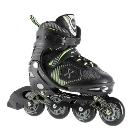 NA9080 BLACK/GREEN SIZE S (31-34) NILS EXTREME INLINE SKATES