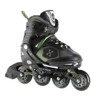 NA9080 BLACK/GREEN SIZE M (35-38) NILS EXTREME INLINE SKATES
