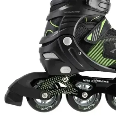NA9080 BLACK/GREEN SIZE L (39-42) NILS EXTREME INLINE SKATES