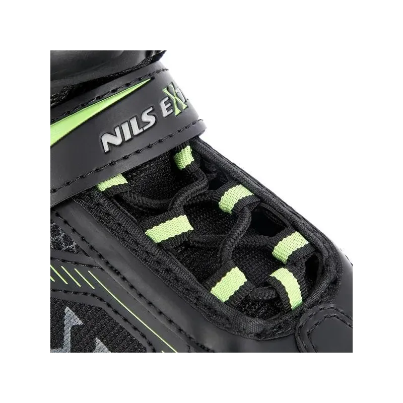 NA9080 BLACK/GREEN SIZE L (39-42) NILS EXTREME INLINE SKATES