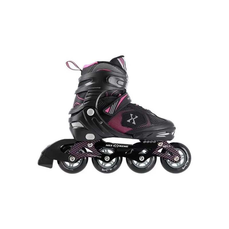 NA9080 BLACK/PURPLE SIZE L (39-42) NILS EXTREME INLINE SKATES