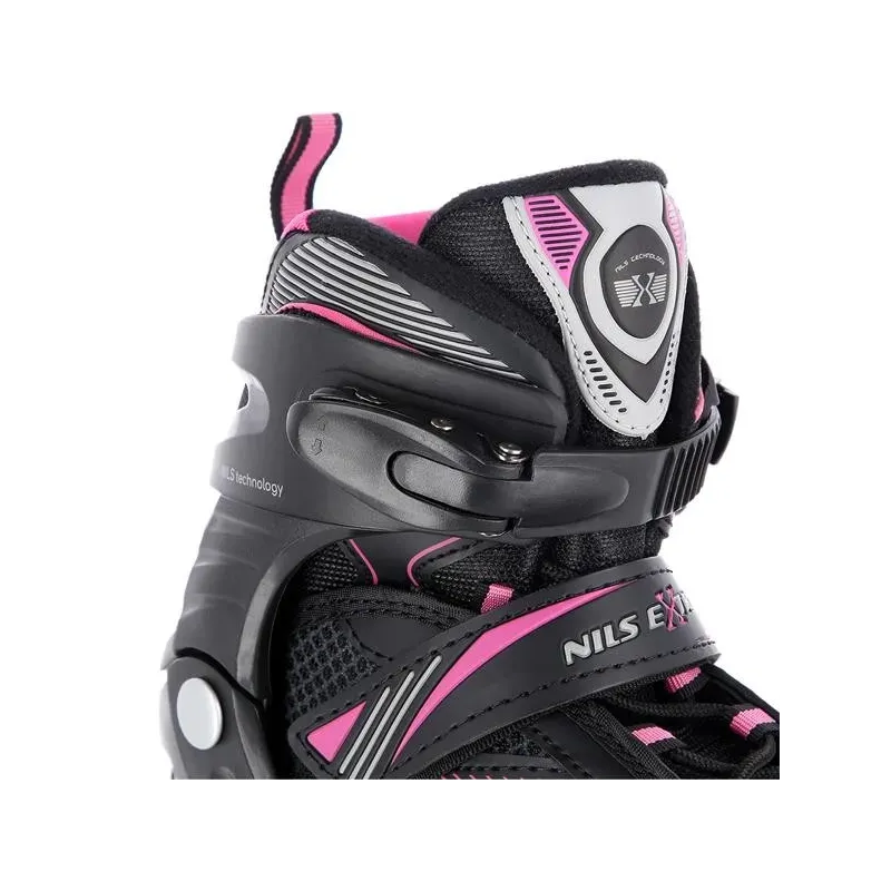 NA9080 BLACK/PURPLE SIZE L (39-42) NILS EXTREME INLINE SKATES