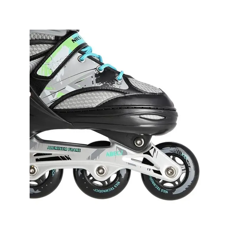 NA10602 BLACK SIZE L(39-42) IN-LINE SKATES NILS EXTREME