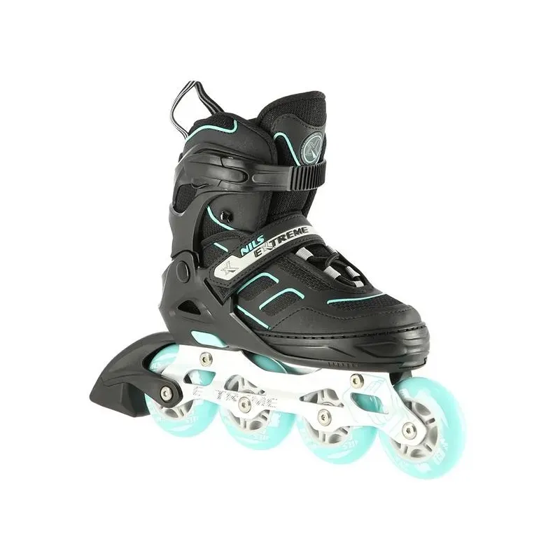NA14174 A BLACK-MINT SIZE M (35-38) IN-LINE SKATES NILS EXTREME