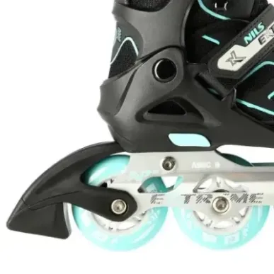 NA14174 A BLACK-MINT SIZE M (35-38) IN-LINE SKATES NILS EXTREME