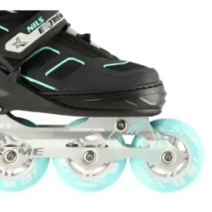 NA14174 A BLACK-MINT SIZE M (35-38) IN-LINE SKATES NILS EXTREME