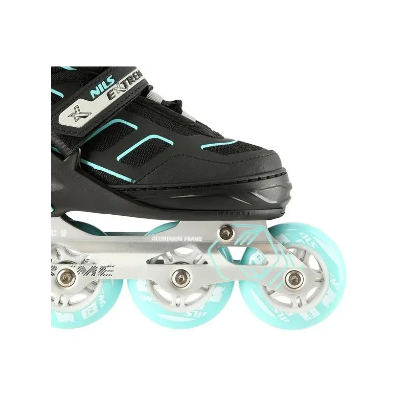 NA14174 A BLACK-MINT SIZE M (35-38) IN-LINE SKATES NILS EXTREME