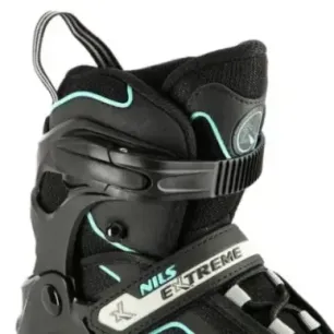 NA14174 A BLACK-MINT SIZE M (35-38) IN-LINE SKATES NILS EXTREME