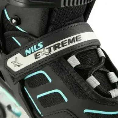 NA14174 A BLACK-MINT SIZE M (35-38) IN-LINE SKATES NILS EXTREME