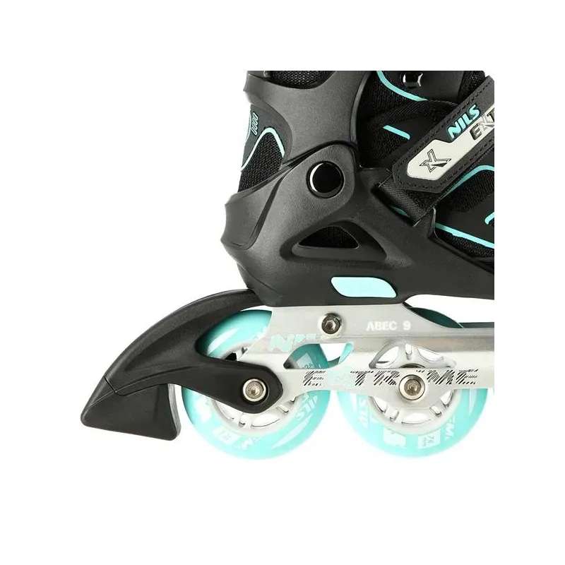 NA14174 A BLACK-MINT SIZE L (39-42) IN-LINE SKATES NILS EXTREME