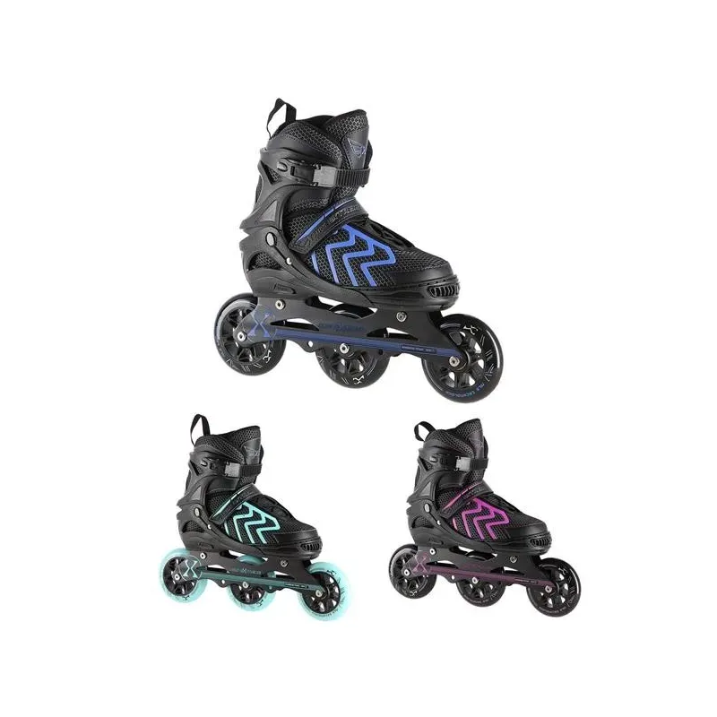 NA19318 BLACK-TURQUOISE SIZE S (31-34) IN-LINE SKATES NILS EXTREME