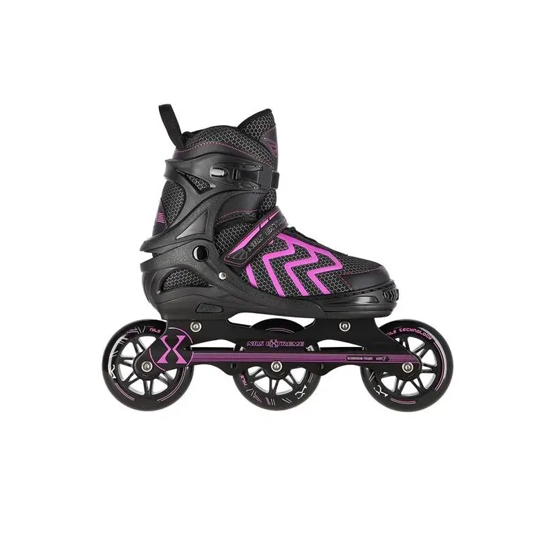 NA19318 BLACK-VIOLET SIZE L (39-42) IN-LINE SKATES NILS EXTREME