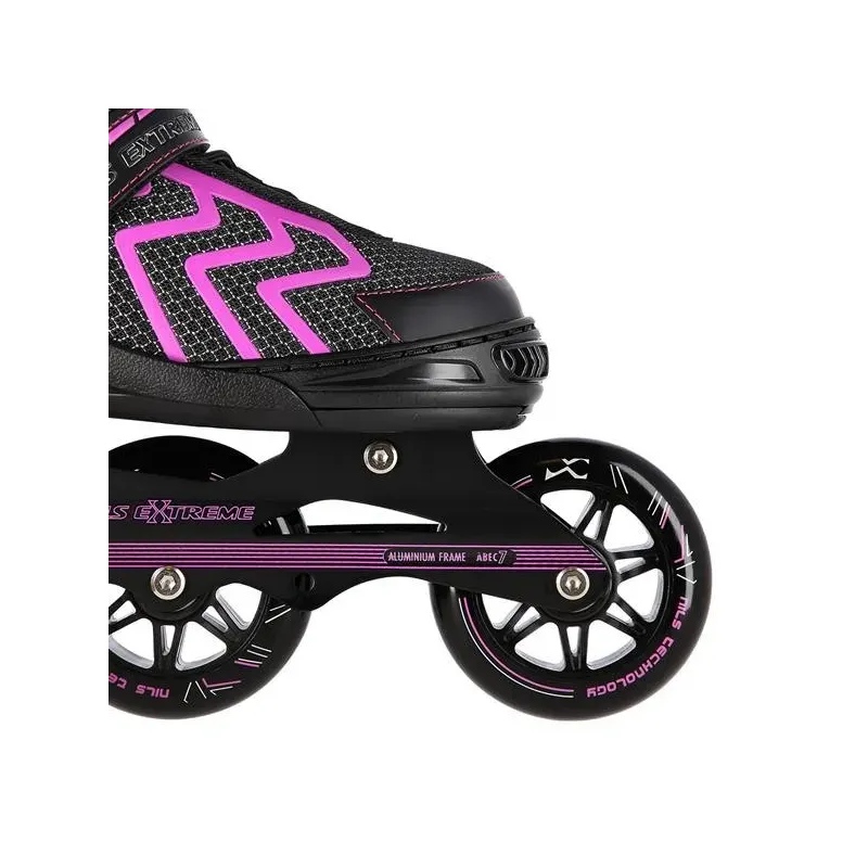 NA19318 BLACK-VIOLET SIZE L (39-42) IN-LINE SKATES NILS EXTREME