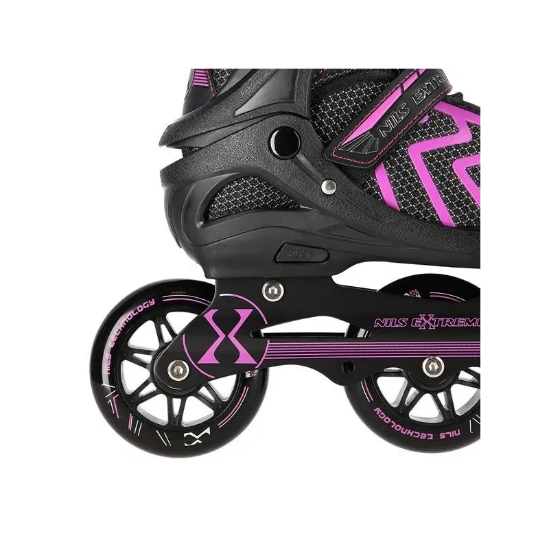 NA19318 BLACK-VIOLET SIZE L (39-42) IN-LINE SKATES NILS EXTREME