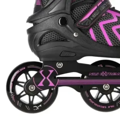 NA19318 BLACK-VIOLET SIZE L (39-42) IN-LINE SKATES NILS EXTREME