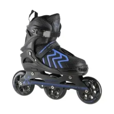 NA19318 BLACK-BLUE SIZE S (31-34) IN-LINE SKATES NILS EXTREME