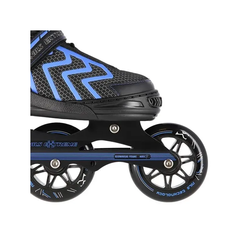 NA19318 BLACK-BLUE SIZE S (31-34) IN-LINE SKATES NILS EXTREME