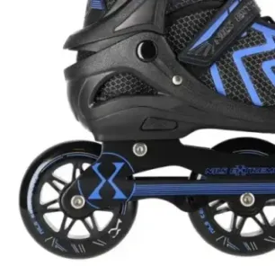 NA19318 BLACK-BLUE SIZE S (31-34) IN-LINE SKATES NILS EXTREME