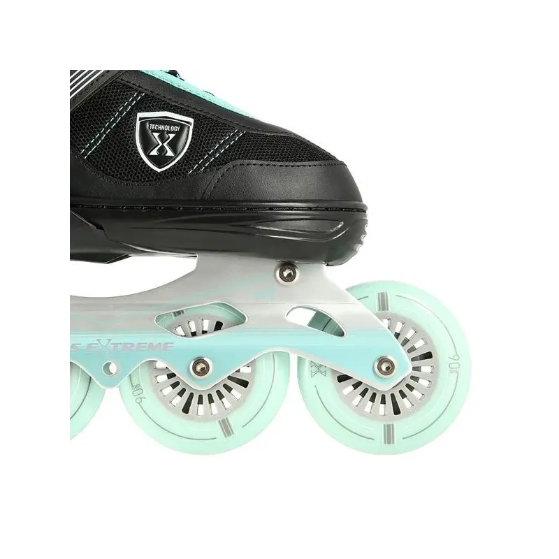 NA19088 BLACK-MINT SIZE M (35-38) IN-LINE SKATES NILS EXTREME