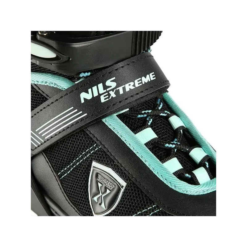 NA19088 BLACK-MINT SIZE M (35-38) IN-LINE SKATES NILS EXTREME
