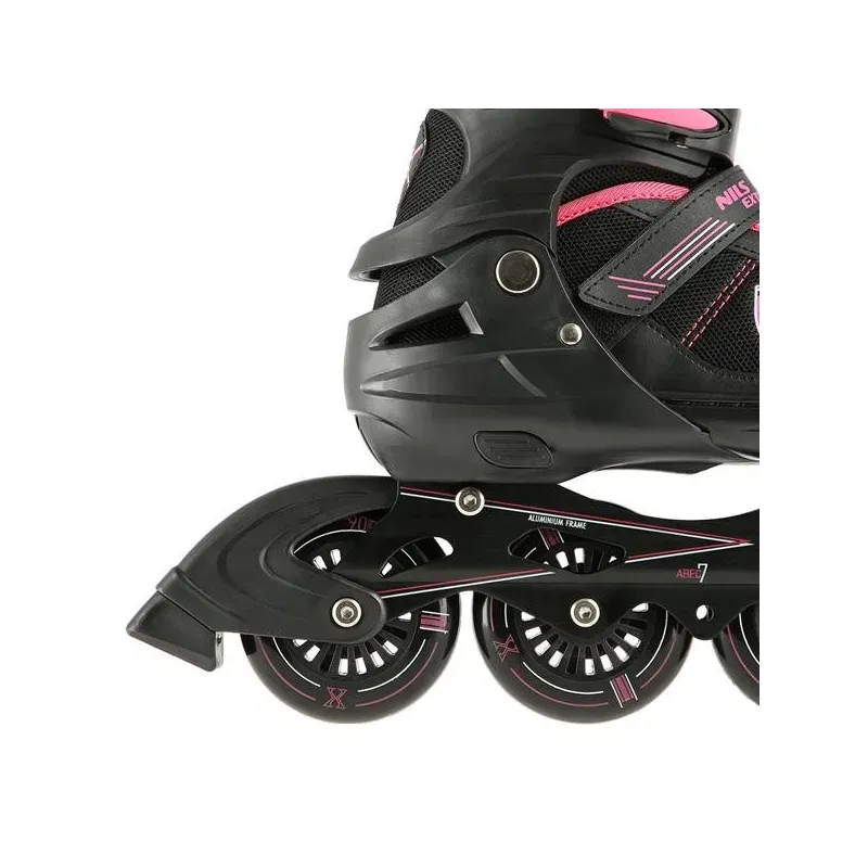 NA19088 BLACK-PINK SIZE S (31-34) IN-LINE SKATES NILS EXTREME