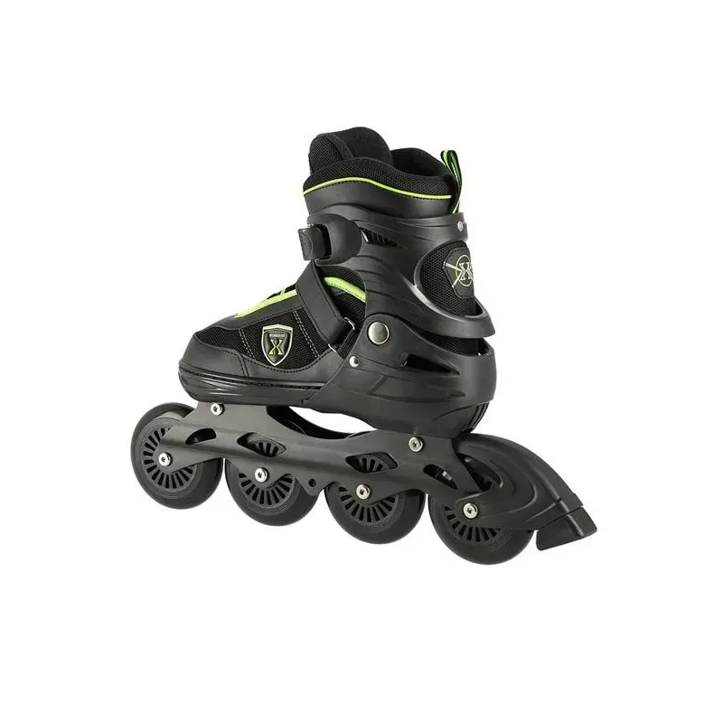 NA19088 BLACK-GREEN SIZE S (31-34) IN-LINE SKATES NILS EXTREME
