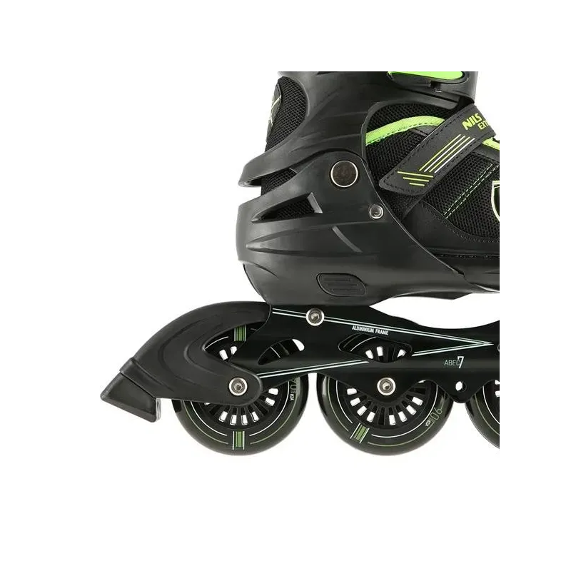 NA19088 BLACK-GREEN SIZE S (31-34) IN-LINE SKATES NILS EXTREME