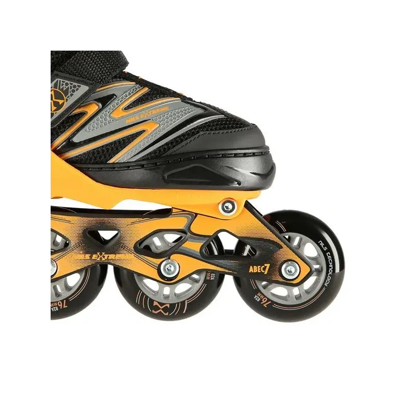 NA11010 BLACK-ORANGE SIZE. M (35-38) IN-LINE SKATES NILS EXTREME