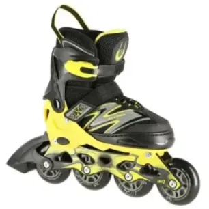 NA11010 BLACK-YELLOW SIZE. M (35-38) IN-LINE SKATES NILS EXTREME