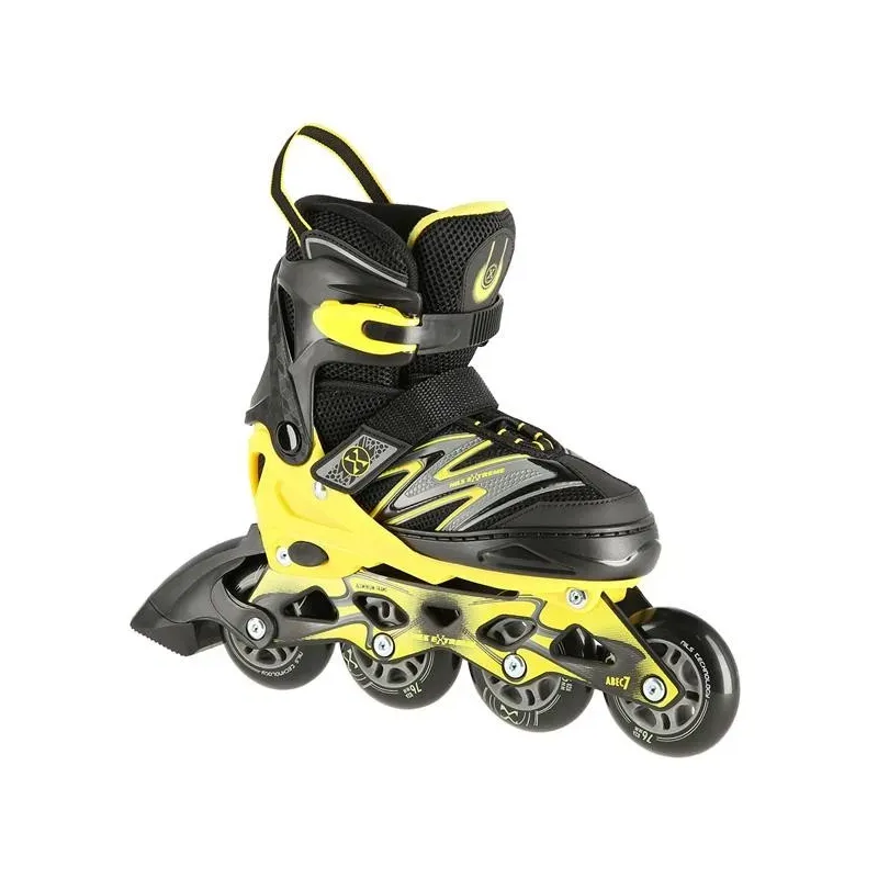 NA11010 BLACK-YELLOW SIZE. M (35-38) IN-LINE SKATES NILS EXTREME