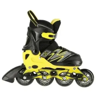 NA11010 BLACK-YELLOW SIZE. M (35-38) IN-LINE SKATES NILS EXTREME