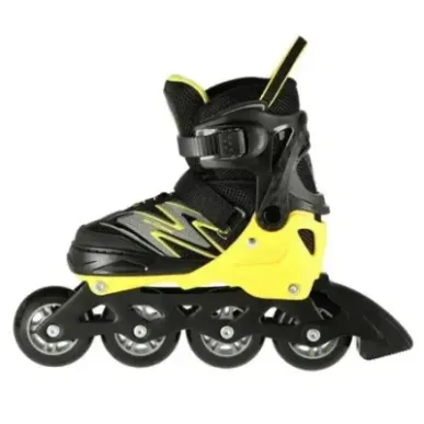 NA11010 BLACK-YELLOW SIZE. M (35-38) IN-LINE SKATES NILS EXTREME