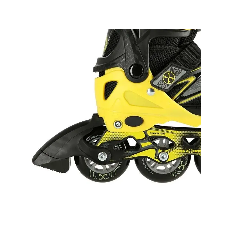 NA11010 BLACK-YELLOW SIZE. M (35-38) IN-LINE SKATES NILS EXTREME