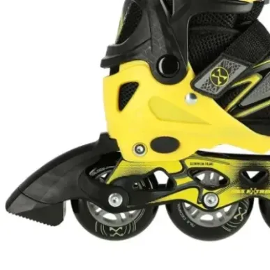NA11010 BLACK-YELLOW SIZE. M (35-38) IN-LINE SKATES NILS EXTREME