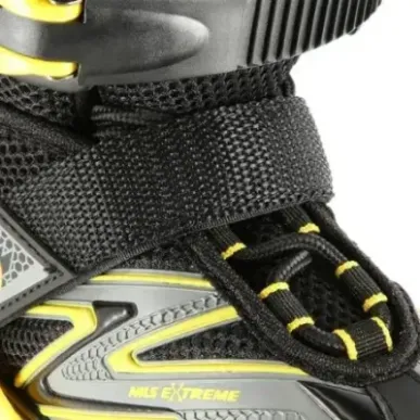 NA11010 BLACK-YELLOW SIZE. M (35-38) IN-LINE SKATES NILS EXTREME