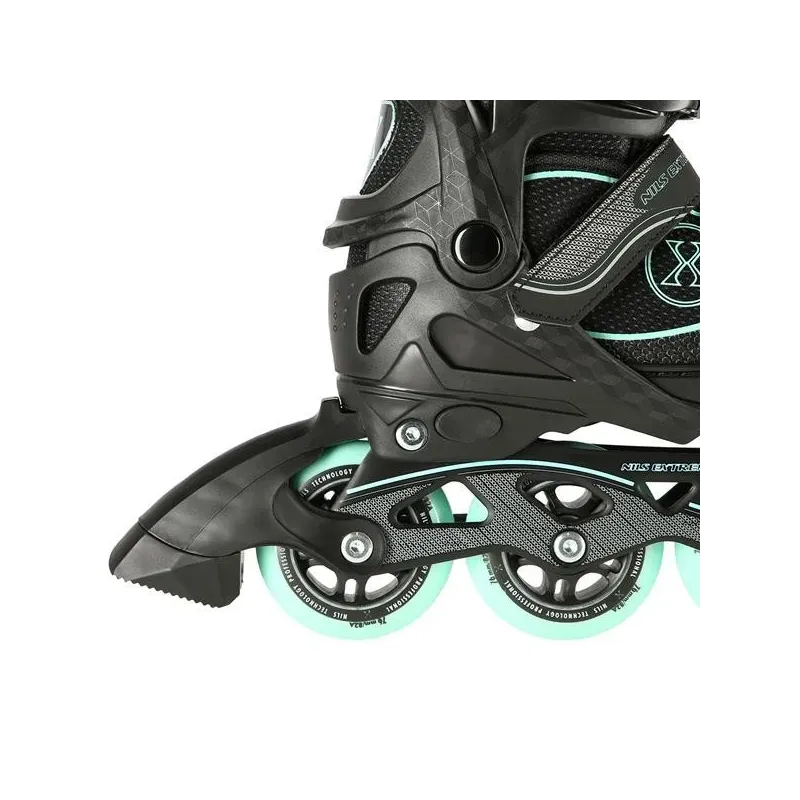 NA11008 BLACK-MINT SIZE. S (31-34) IN-LINE SKATES NILS EXTREME