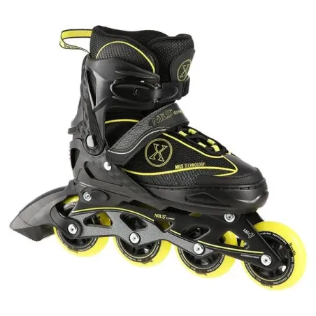 NA11008 BLACK/YELLOW SIZE M (35-38) IN-LINE SKATES NILS EXTREME
