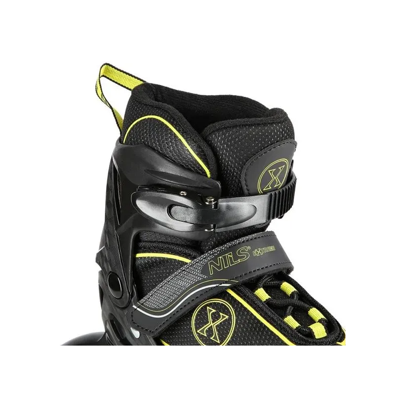 NA11008 BLACK/YELLOW SIZE M (35-38) IN-LINE SKATES NILS EXTREME